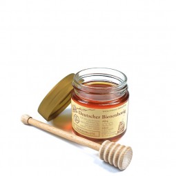 Sommerblütenhonig (250g) mit Honiglöffel